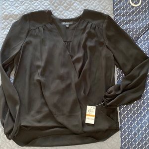 INC Small black blouse